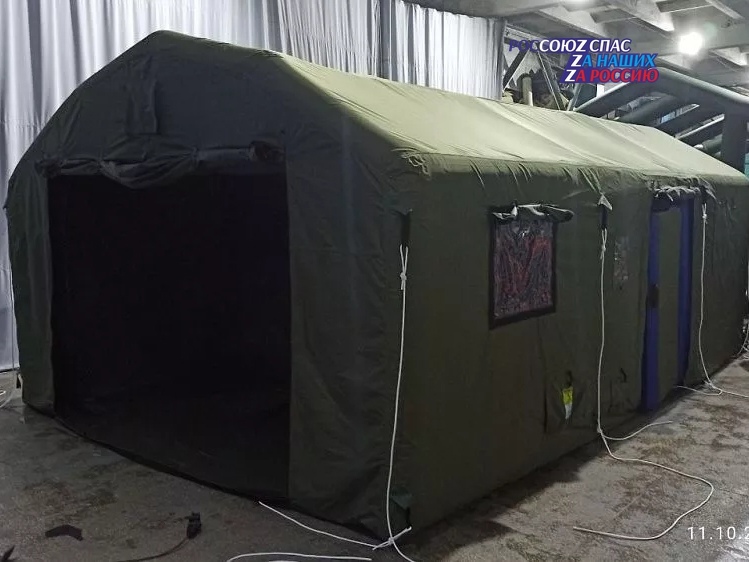 Аварийно-спасательная служба Новосибирской области помогла организовать Ветеранам военной службы покупку жилого, быстро возводимого модуля для проживания наших военнослужащих в зоне проведения СВО на Украине